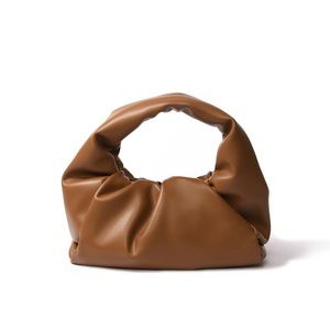 Bob Ore Marshmallow Croissant Bag in Soft Leather Caramel